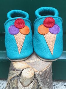 Krabbelpuschen, Lauflernschuhe mit Eis