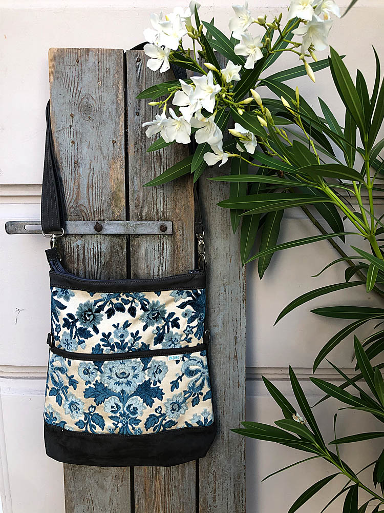 Tasche Nubuk mausgrau brokat Marseille